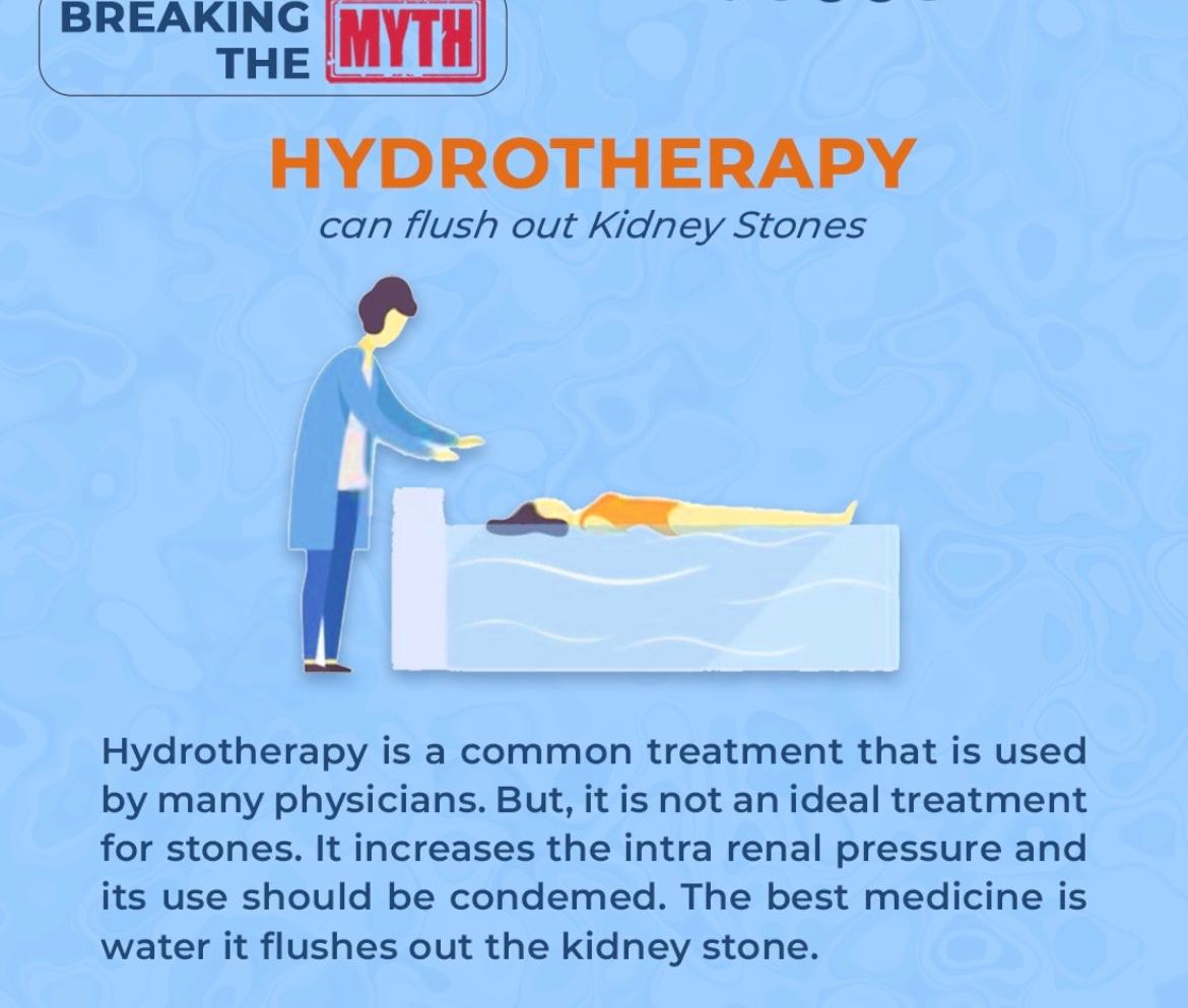 Breaking the myth: Hydrotherapy for kidney stones