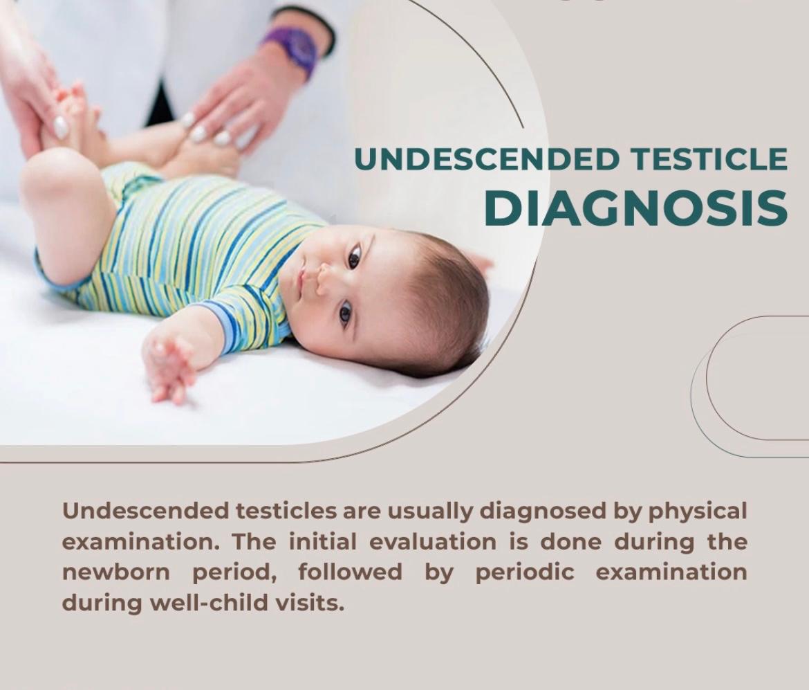 Undescended testicle diagnosis in newborns